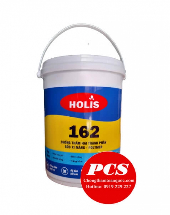 Holis 162 Hệ chống thấm 2 thành phần gốc xi măng polymer