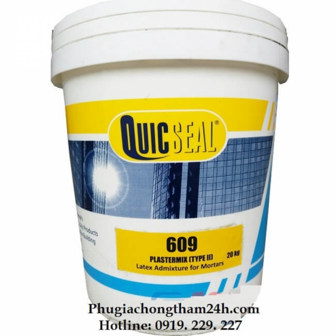 Phụ gia chống thấm Latex Acrylic - Quicseal 609
