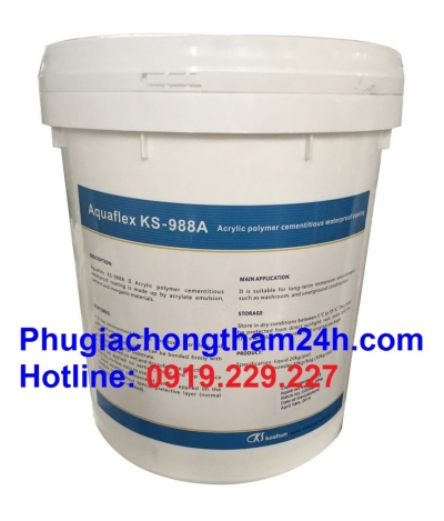 Aquaflex KS 988A Chất chống thấm gốc Polymer xi măng hai thành phần