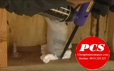 Keo bọt nở chống cháy PU65 chính hãng KCC Hàn Quốc