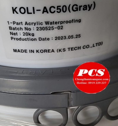 Koli AC50 Sơn chống thấm gốc Acrylic nhập khẩu Hàn Quốc