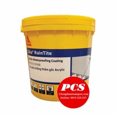 Sika Raintile Hợp chất chống thấm kháng UV dạng sệt gốc Acrylic