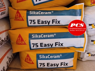 Keo dán gạch SikaCeram 75 Easy Fix trộn sẵn cao cấp