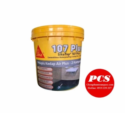 SikaTop 107 Plus Giải Pháp Vữa Chống Thấm Polymer Cải Tiến Hiệu Quả Cho Công Trình