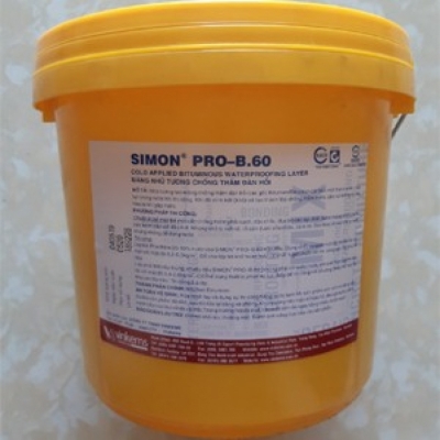 Simon Pro B60 màng nhũ tương chống thấm đàn hồi cao cấp