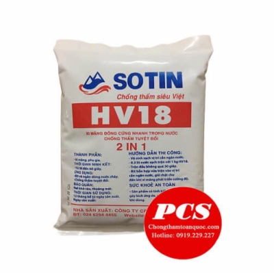 Sotin HV18 xi măng đông cứng nhanh chặn rò rỉ nước