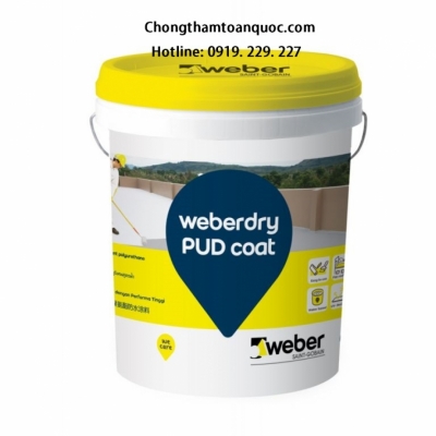 Weberdry PUD coat - Chống thấm 1 thành phần gốc Polyurethane