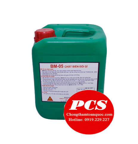 Buildmix BM-05 Hoá chất tẩy rỉ sắt thép xây dựng chất lượng cao