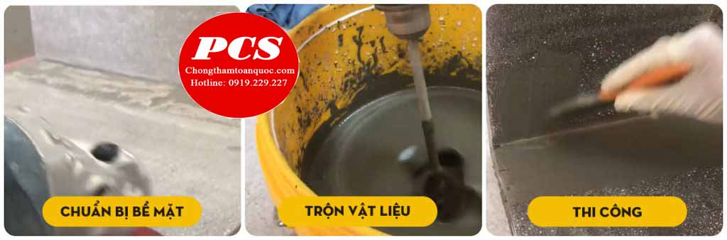 Các bước thi công Sika 1F