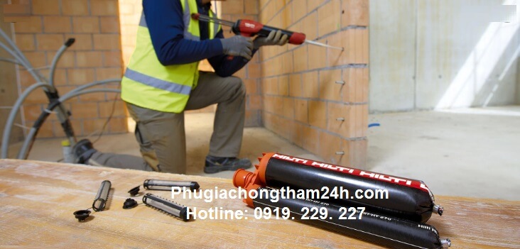 Cách sử dụng keo cấy thép Hilti-HY170 