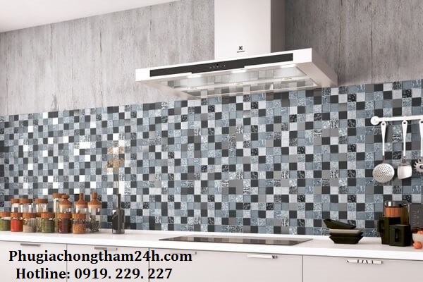 Dán gạch Mosaic bằng keo Arolpro AR