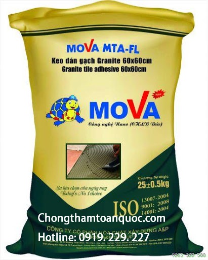 MOVA MTA - FL - Keo dán gạch đá Granite 60x60cm