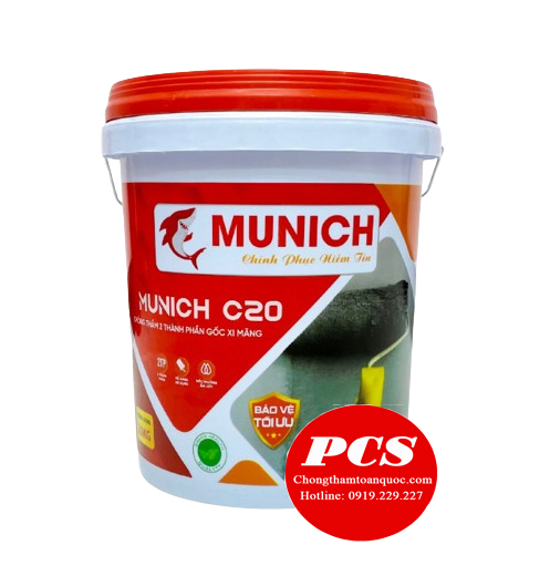 Munich C20 Màng chống thấm 2 thành phần gốc xi măng