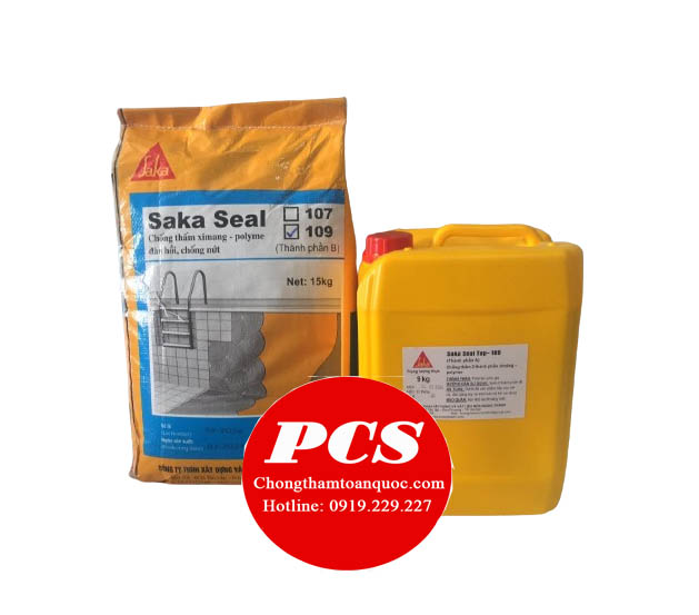 Saka Seal 109 Vữa chống thấm gốc xi măng polyme