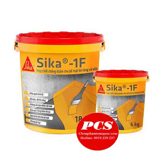 Sika 1F Hợp chất chống thấm cho bề mặt bê tông và vữa