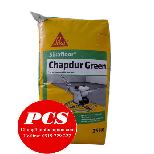 Sikafloor chapdur green Chất tăng cứng bề mặt bê tông màu xanh