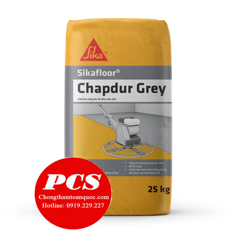 Sikafloor chapdur grey Chất tăng cứng bề mặt bê tông màu xám