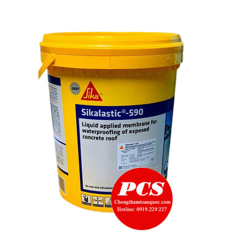 Sikalastic 590 Màng chống thấm thi công lỏng gốc PU - Arcylic phân tán