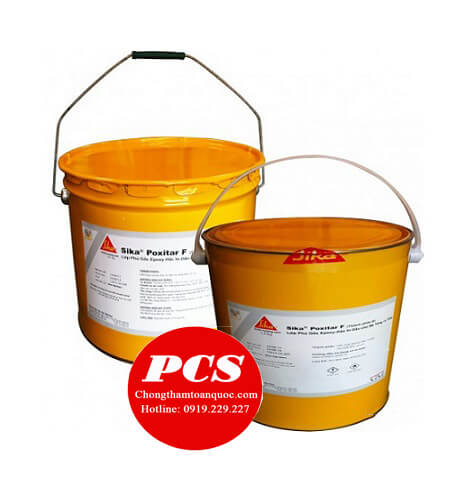 Sika Poxitar F - Lớp phủ gốc Epoxy - hắc in - dầu chống thấm