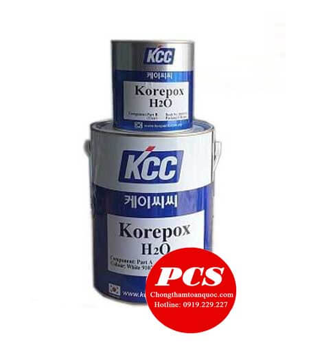 Sơn phủ Epoxy gốc nước KCC KOREPOX H2O