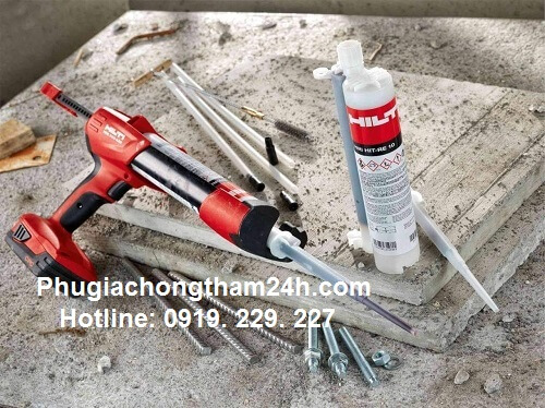 Ứng dụng của keo khoan cấy thép Hilti RE10