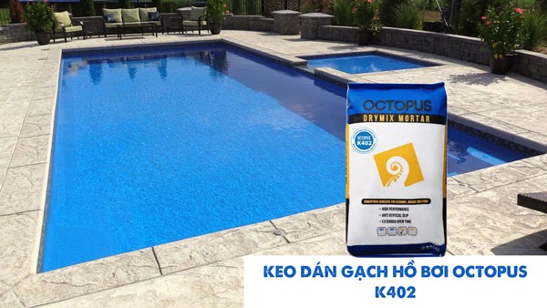 Ứng dụng keo dán gạch Octopus K402 