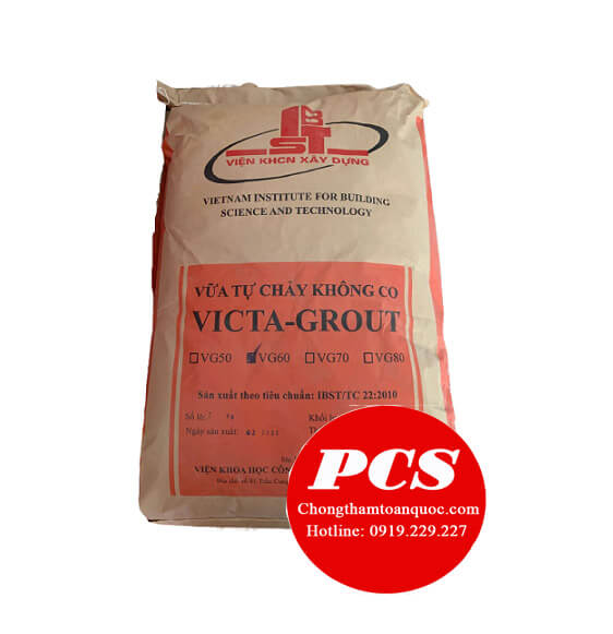 Victa Grout VG60 Vữa tự chảy không co cường độ cao Mác 600