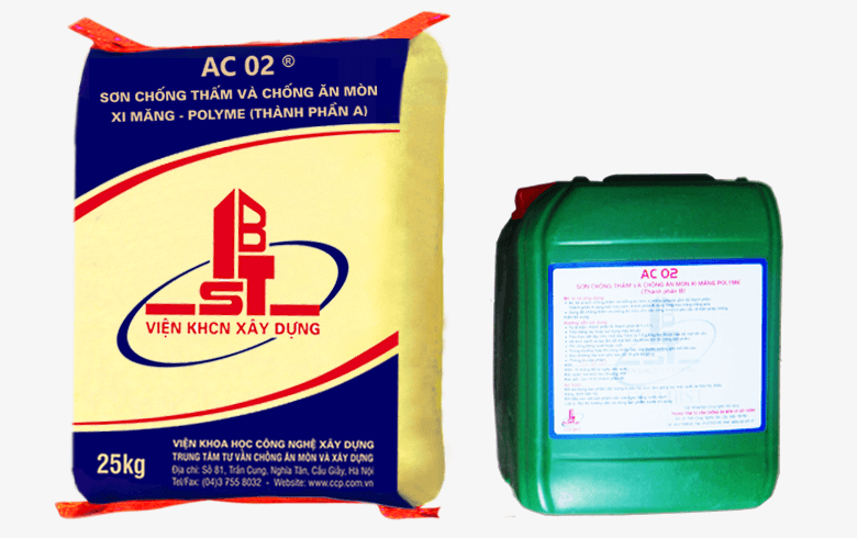 Sika chống thấm bể nước giá rẻ hiệu quả nhất vật liệu chống thấm AC 02 Flex