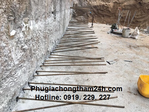 Cách thi công keo cấy thép Sanko ER36