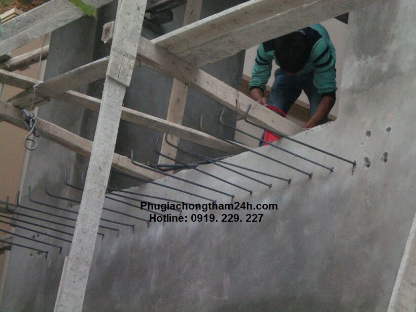 Cách thi công khoan cấy sắt thép Atlas AX-390