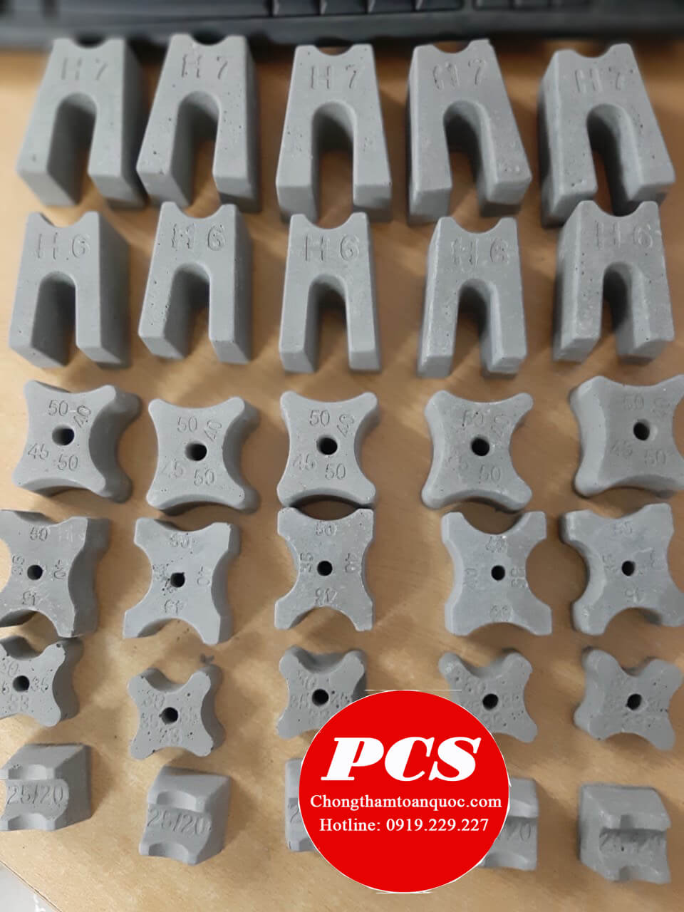 Các loại kích thước khác nhau