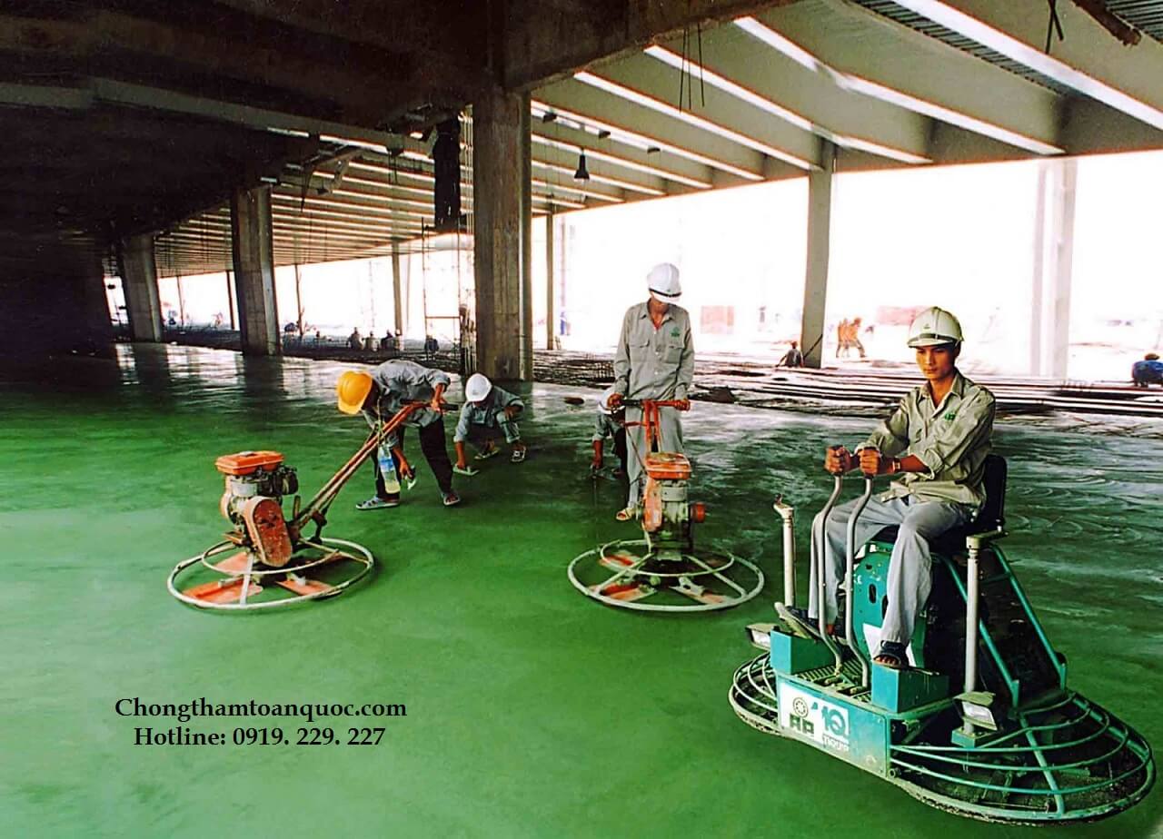 Các ứng dụng của bột tăng cứng sàn