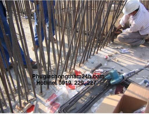 Các ứng dụng của keo khoan cấy thép Fischer VT 380C Các ứng dụng của keo khoan cấy thép Fischer VT 380C