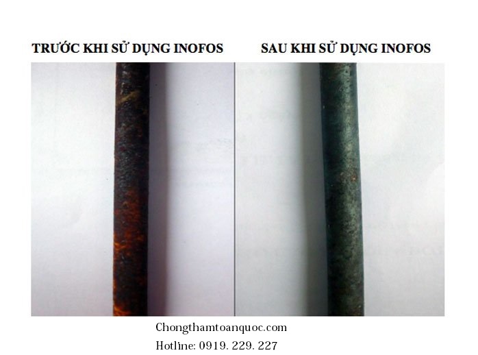 Chất tẩy rỉ sét sắt thép Inofos