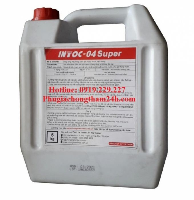 Chất chống thấm INTOC-04 Super