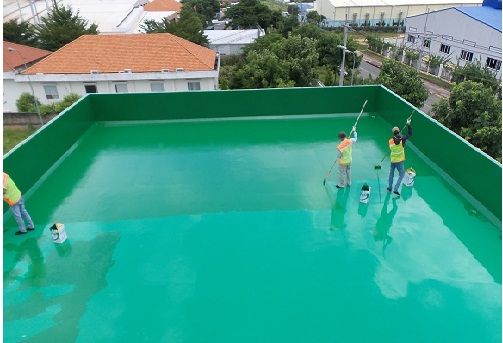 chong-tham-san-mai-2-1 Chống thấm sàn mái bằng Polyurethane tại Quận Cầu Giấy