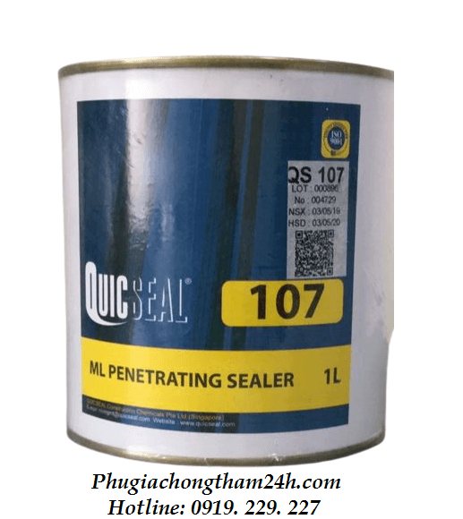 Chống thấm thẩm thấu trong suốt Quicseal 107