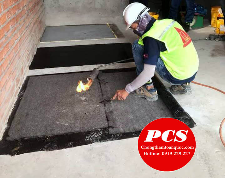 Dán màng khò chống thấm SikaShield P24 S 3mm Dán màng khò chống thấm SikaShield P24 S 3mm