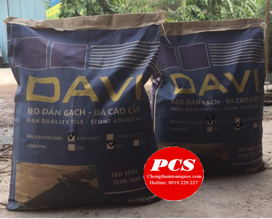 Davi keo dán gạch
