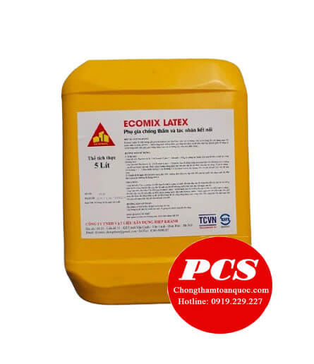 Ecomix Latex Phụ gia chống thấm và tác nhân kết nối