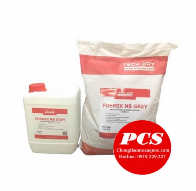 Fosmix NB Grey Chất chống thấm ngược tinh thể thẩm thấu