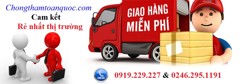 giao hàng vật tư chống thấm miễn phí