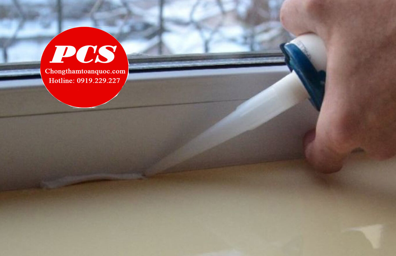 Hình ảnh thi công keo silicone