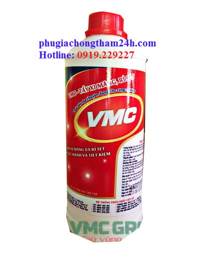 Nước tẩy xi măng gỉ set VMC can 1 lít