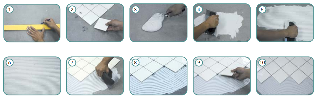 Hướng dẫn thi công keo dán gạch cá sấu Sliver Crocodile