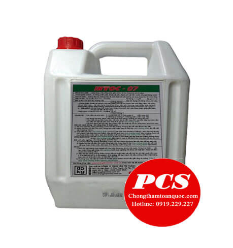 Intoc 07 Chất chống thấm lỏng màu trắng sữa, gốc vô cơ
