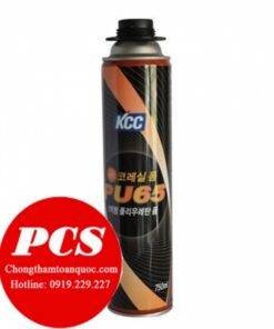 Keo bọt nở chống cháy PU65 chính hãng KCC Hàn Quốc