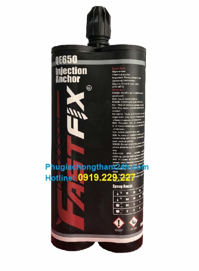 Keo cấy thép Fastfix QE 650 chính hãng