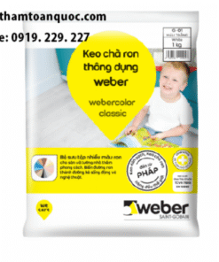 Keo chà ron Webercolor Classic - Dành cho khu vực và gạch thông dụng