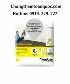 Keo chà ron Webercolor No Stain - Chống ố trắng và đổ muối